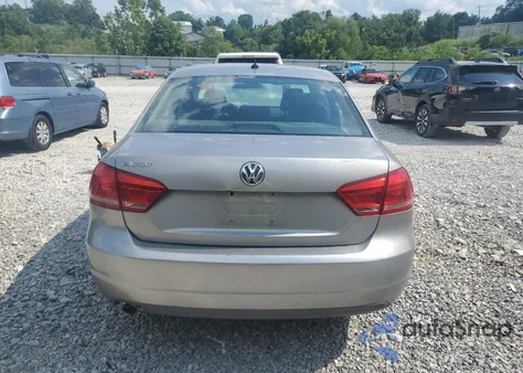 2013 Volkswagen Passat S from USA, damaged, VIN 1VWAP7A3XDC063349